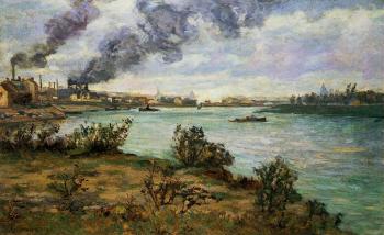 阿曼 吉約曼 The Confluence of the Seine and Marne at Ivry 阿曼 吉約曼 The Confluence of the Seine and Marne at Ivry